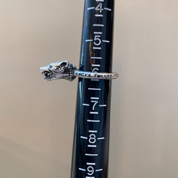 HOST PICK 😍Gucci Anger Forest Wolf Head Ring in Sterling Silver 925 NEW W BOX - Picture 10 of 11